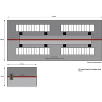 Metcalfe PO337 OO/HO Settle & Carlisle Double Track Engine Shed Card Kit