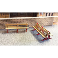 Metcalfe PO502 OO/HO Platform Benches Card Kit | Metro Hobbies