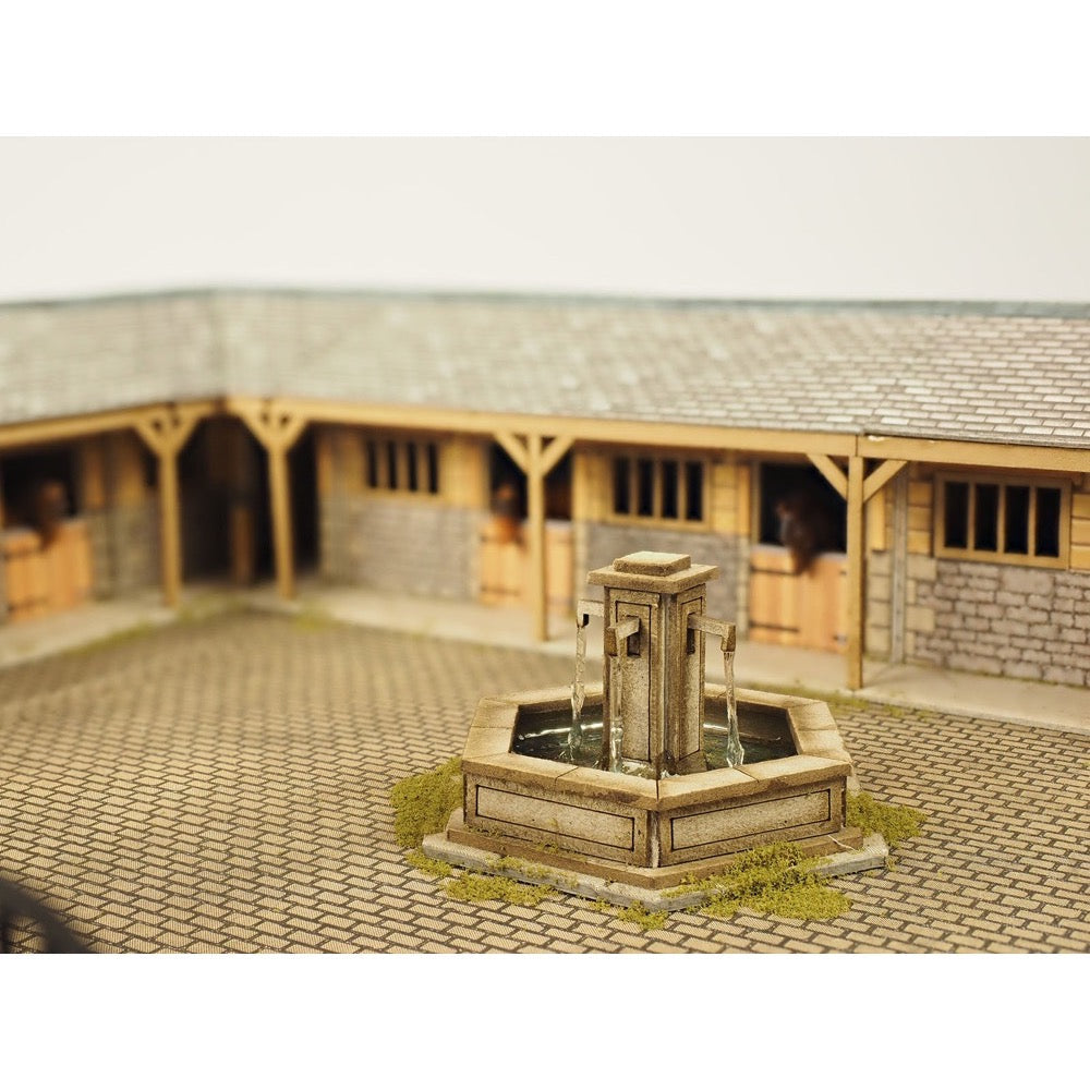 Metcalfe PO522 OO/HO Stone Fountain Card Kit