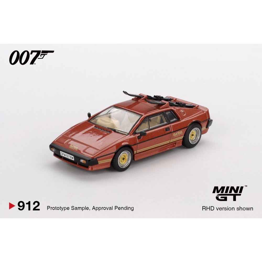 Mini GT MGT00912-007E Lotus Esprit Turbo Copper Fire Metallic For Your Eyes Only
