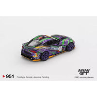 Mini GT MGT00951-BL 1/64 Toyota GR Supra KUHL 2021 D1GP Evangelion Racing