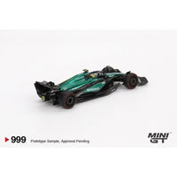 Mini GT MGT00999-L Aston Martin AMR24 - #14 Fernando Alonso - 2024 F1 2024 Bahrain GP