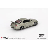Mini GT MGT01003-R Nissan Skyline GT-R (R34) V-Spec II Nür - Millenium Jade