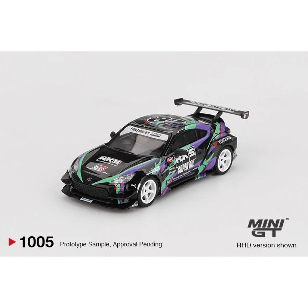 Mini GT MGT01005-R 1/64 Toyota GR86 HKS TYPE R 2022 Tokyo Auto Salon