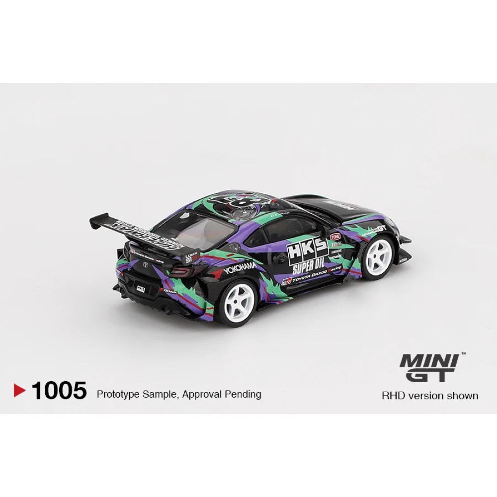 Mini GT MGT01005-R 1/64 Toyota GR86 HKS TYPE R 2022 Tokyo Auto Salon