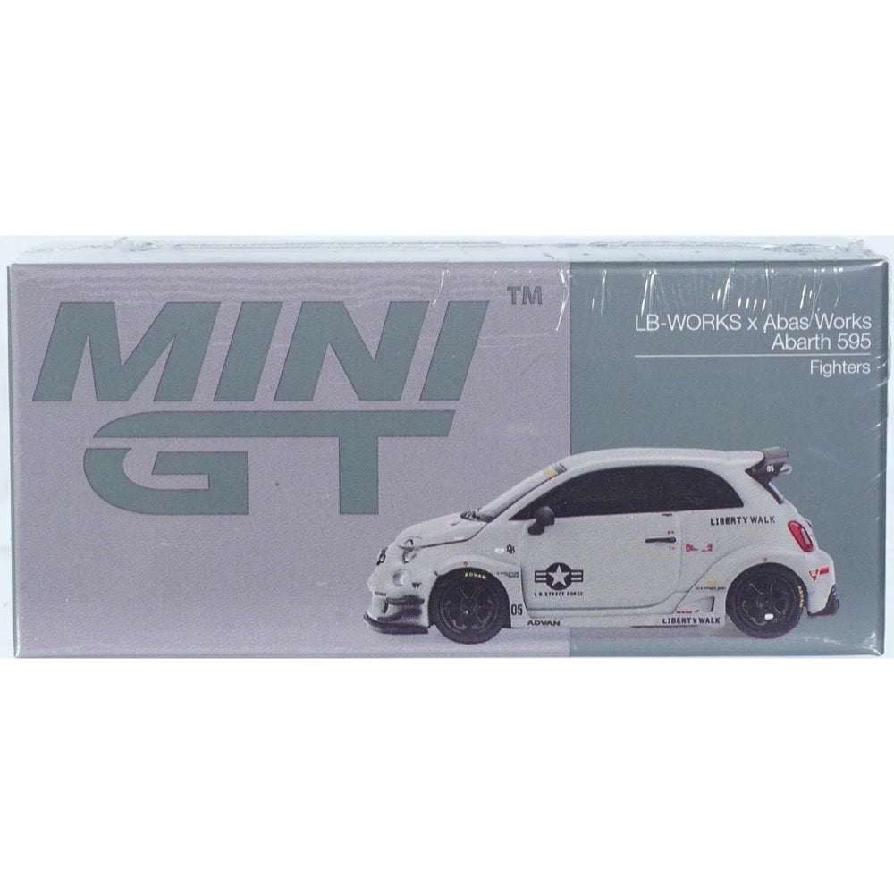 Mini GT MGT01064-L Abarth 595 Lb-Works X Abas Works Fighters