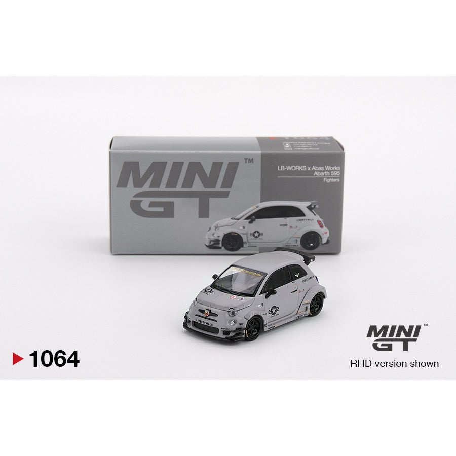 Mini GT MGT01064-L Abarth 595 Lb-Works X Abas Works Fighters