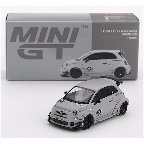 Mini GT MGT01064-L Abarth 595 Lb-Works X Abas Works Fighters