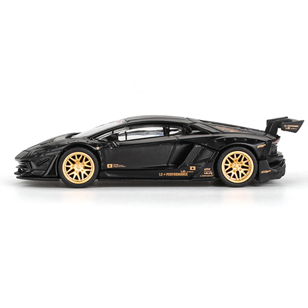 Mini GT MGT01087-R 1/64 LB Works Lamborghini Aventador Limited Edition Matte Black