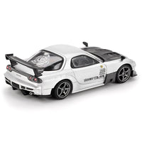 Mini GT MGT01106-R 1/64 Mazda RX-7 RE-Amemiya Silver Metallic 840456311219