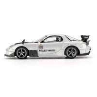 Mini GT MGT01106-R 1/64 Mazda RX-7 RE-Amemiya Silver Metallic 840456311219