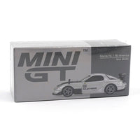 Mini GT MGT01106-R 1/64 Mazda RX-7 RE-Amemiya Silver Metallic 840456311219