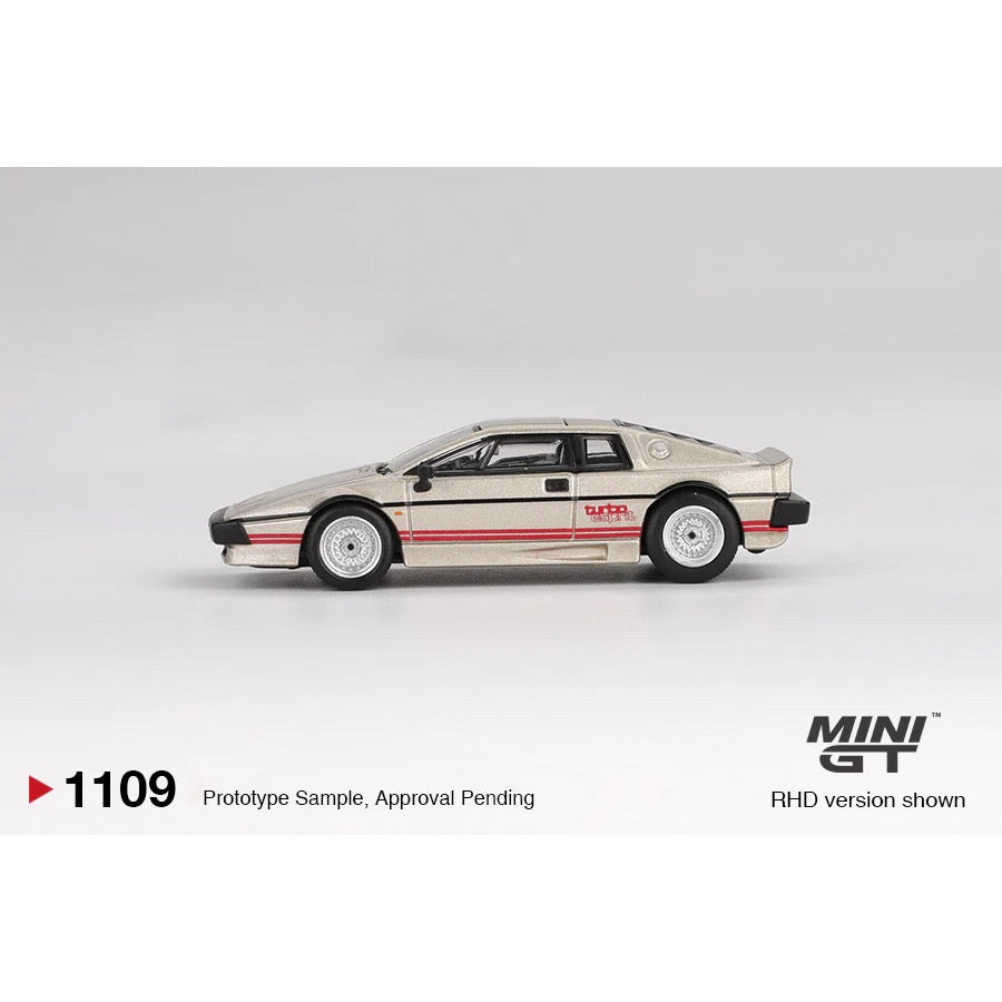 Mini GT MGT01109-R 1/64 Lotus Esprit Turbo Metallic Silver