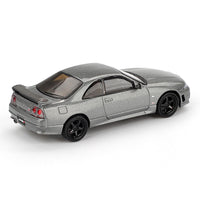 Mini GT MGT01128-R 1/64 Nissan Skyline GT-R Dark Metal Gray (NISMO BCNR33 CRS Version)