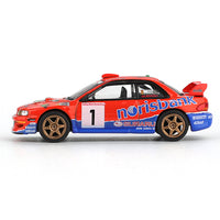 Mini GT MGT01140-L 1/64 Subaru Impreza WRC97 #1 1999 DRM Champion 840456311073