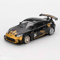 Mini GT MGT01149-R 1/64 Toyota GR86 LB Nation Black / Gold 840456311967