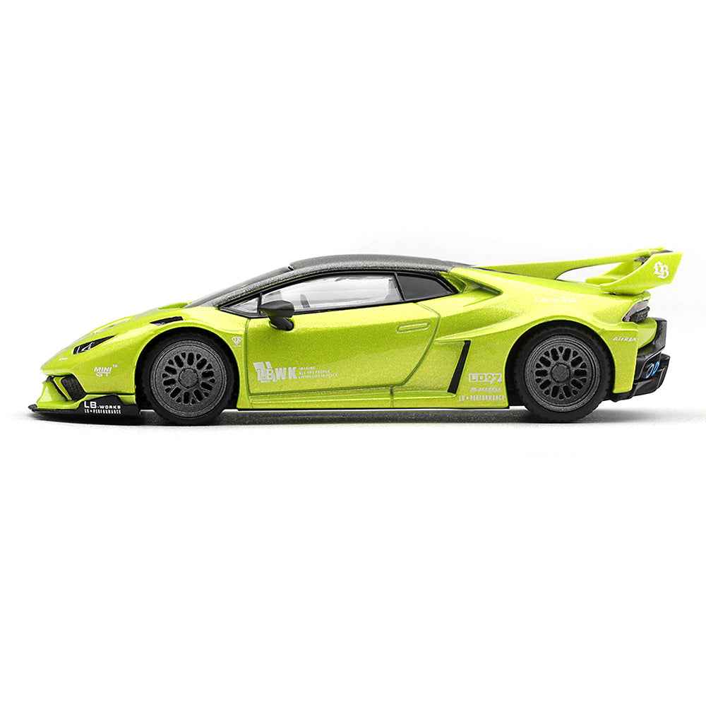 Mini GT Lamborghini Huracan LB-WORKS Lime Metallic