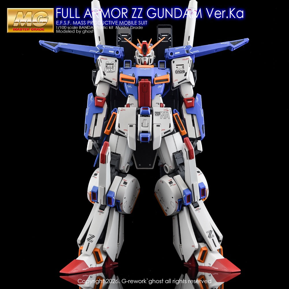 G-Rework CD-M226 Premium Decal for MG Full Armor ZZ Gundam Ver.ka