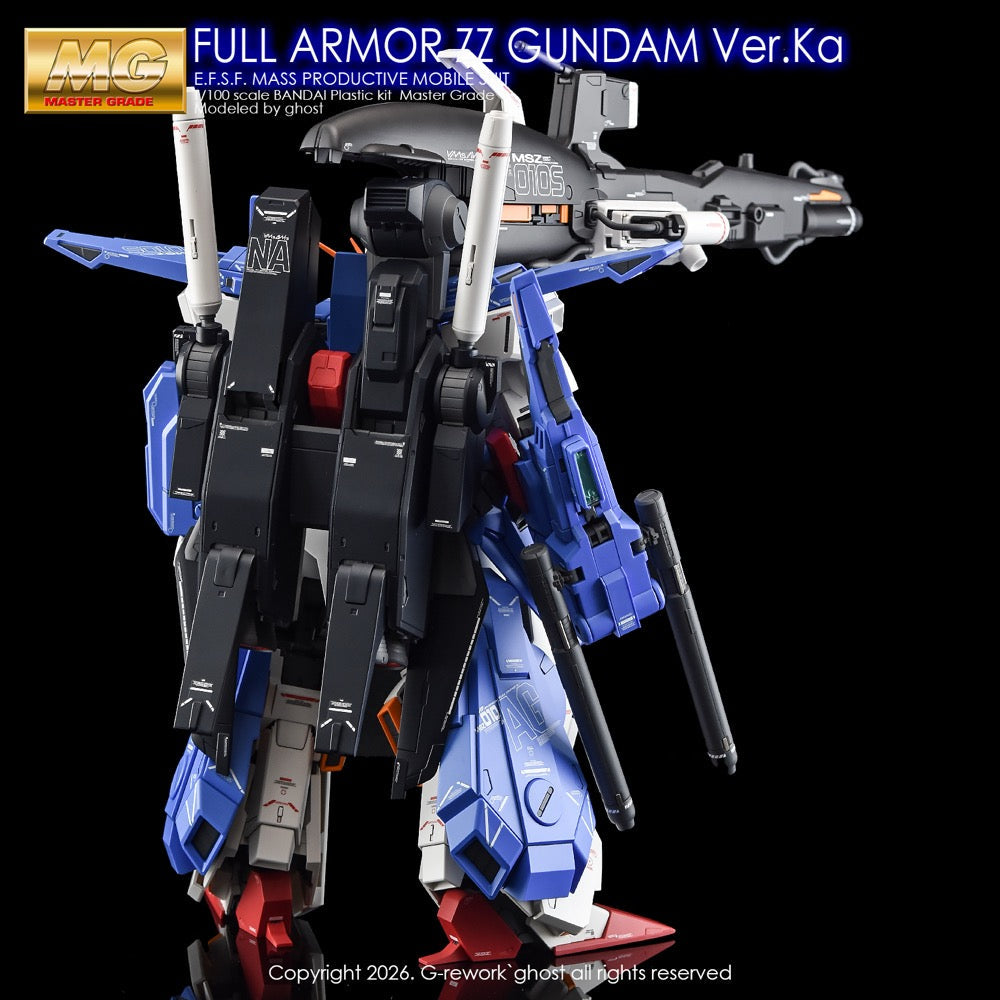 G-Rework CD-M226 Premium Decal for MG Full Armor ZZ Gundam Ver.ka