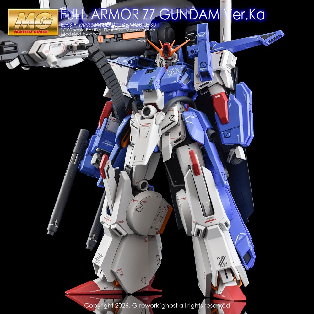 G-Rework CD-M226 Premium Decal for MG Full Armor ZZ Gundam Ver.ka