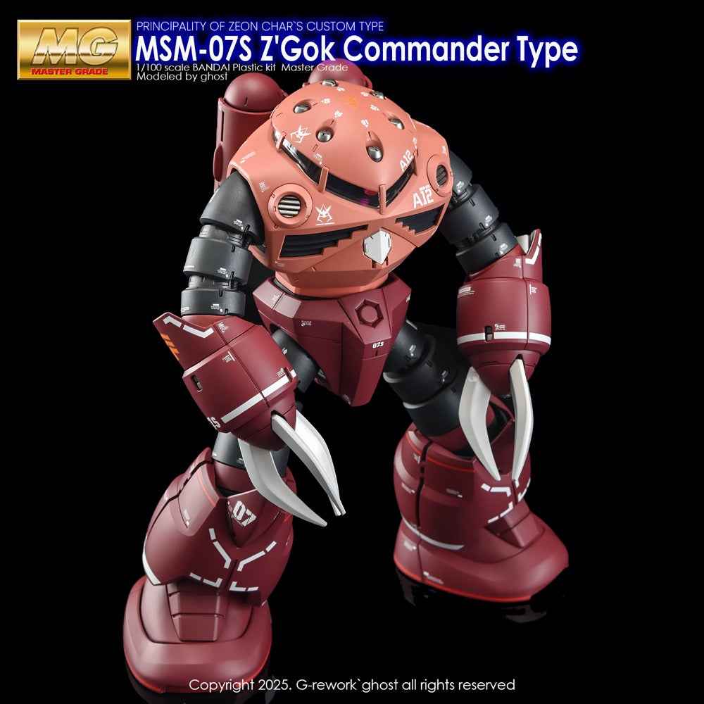 G-Rework CD-M66 Premium Decal for MG Z'Gok Commander Type