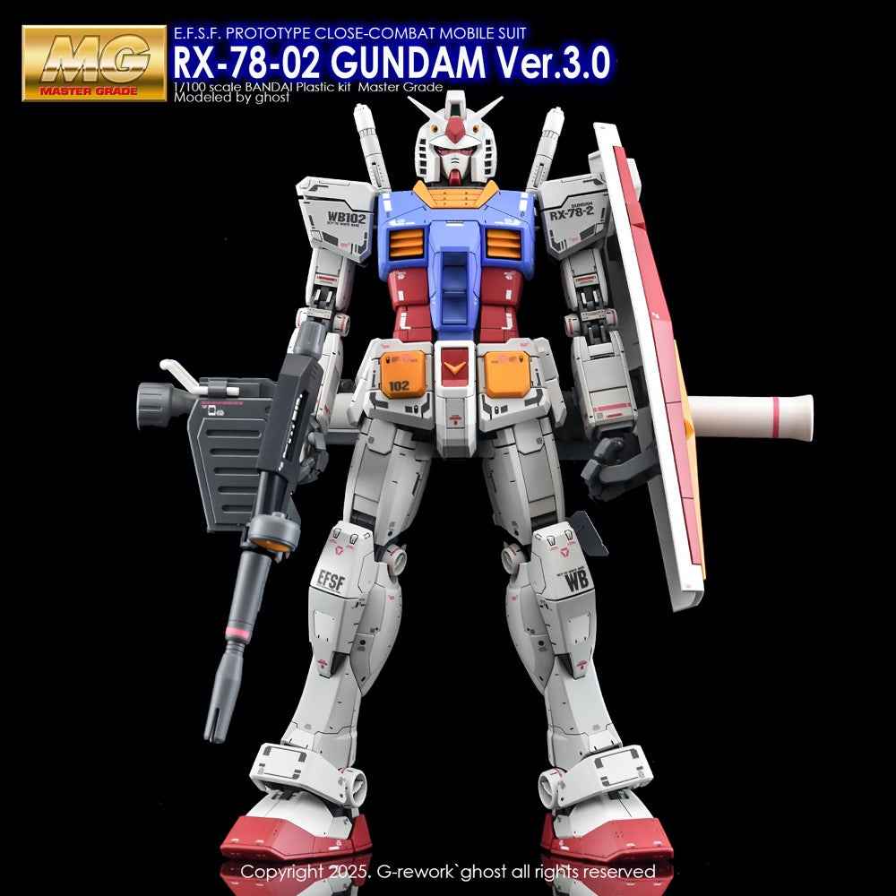G-Rework CD-M172 Premium Decal for MG Gundam RX78-2 Ver 3.0