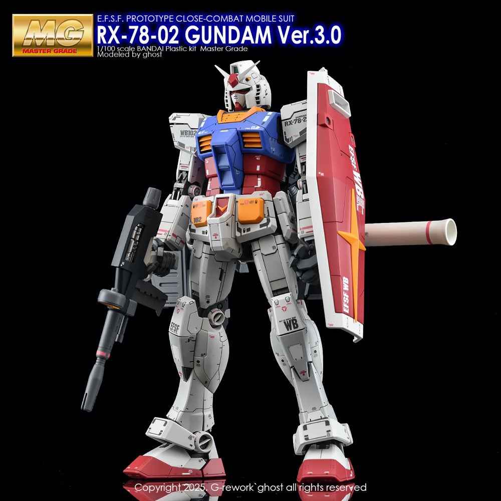 G-Rework CD-M172 Premium Decal for MG Gundam RX78-2 Ver 3.0