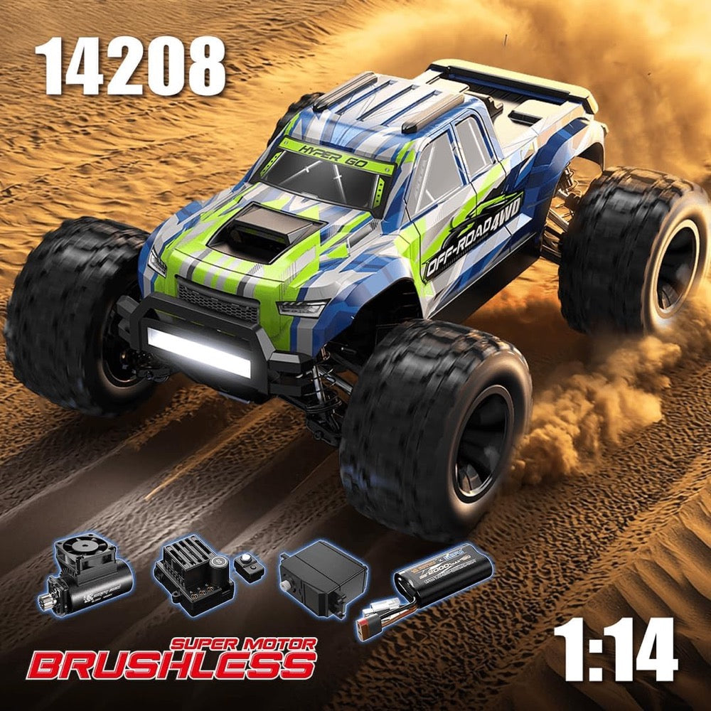 MJX 14208 1/14 Hyper Go 4WD Off-Road Brushless RC Monster Truck