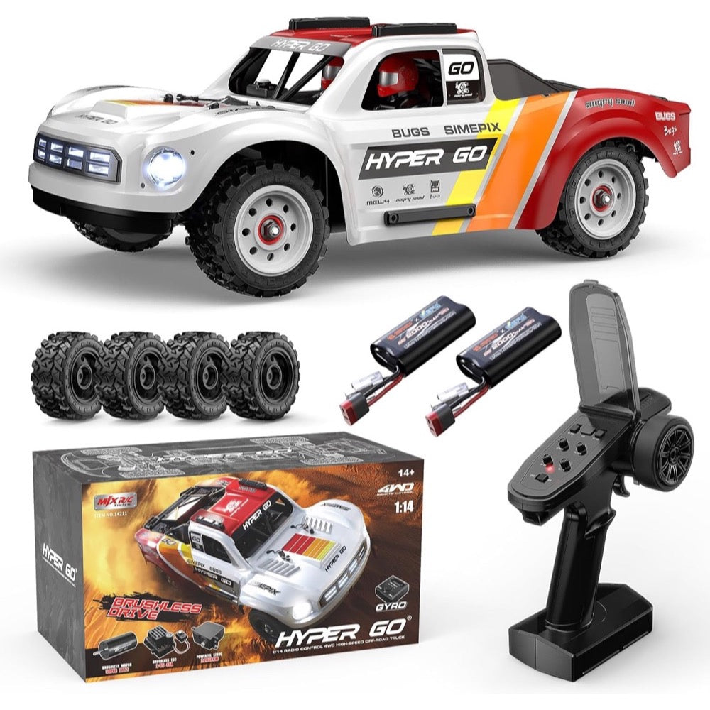 MJX 14211 1/14 Hyper Go 4WD High-Speed Off-Road Brushless RC Short Course Truck