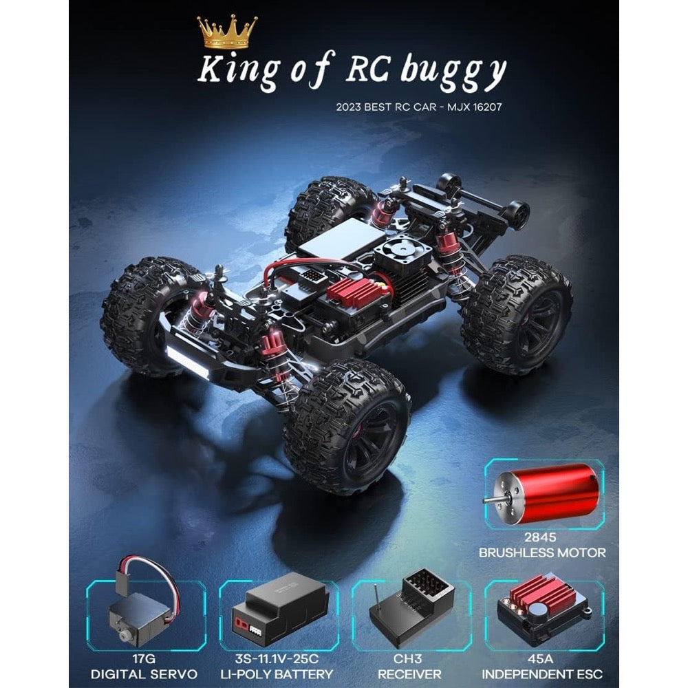 MJX 16207 1/16 Hyper Go 3S 4WD Off-Road RC Buggy
