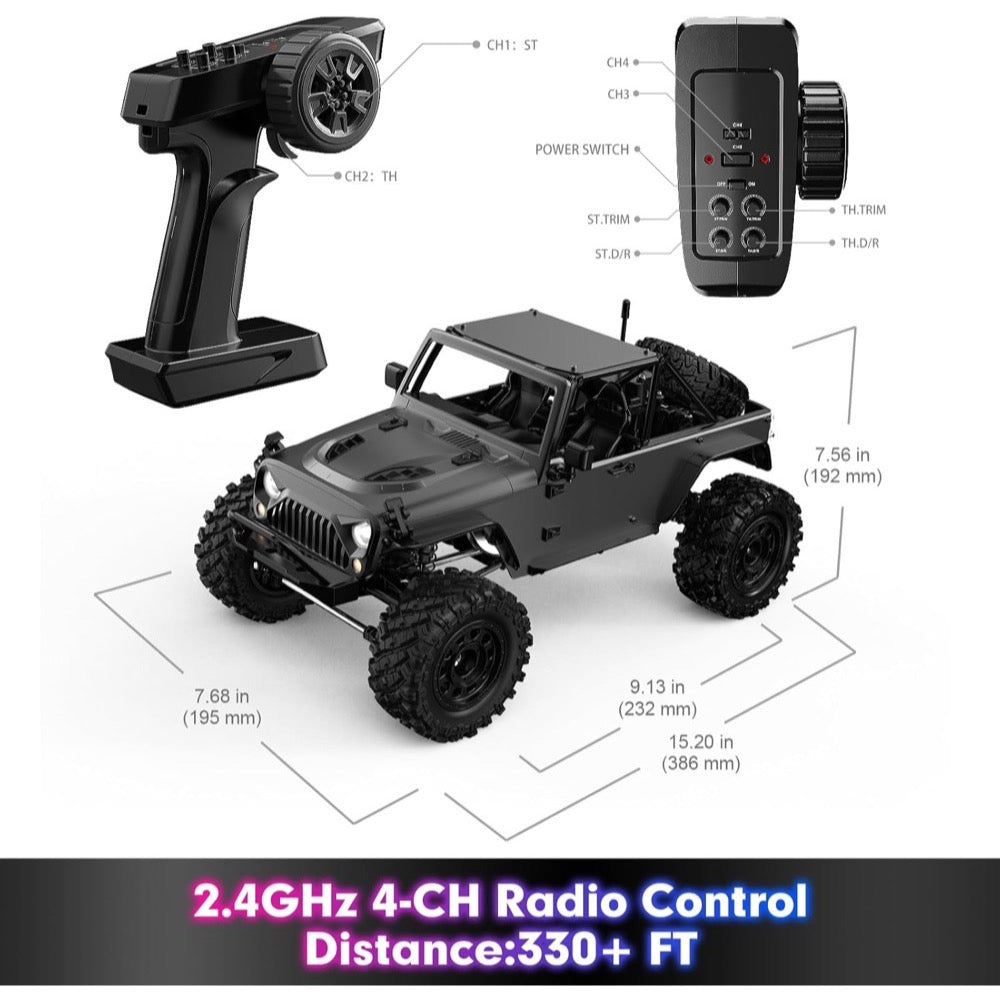 MJX H12Y 1/12 Hyper Go 4WD Off-road Brushless 2S RC Crawler