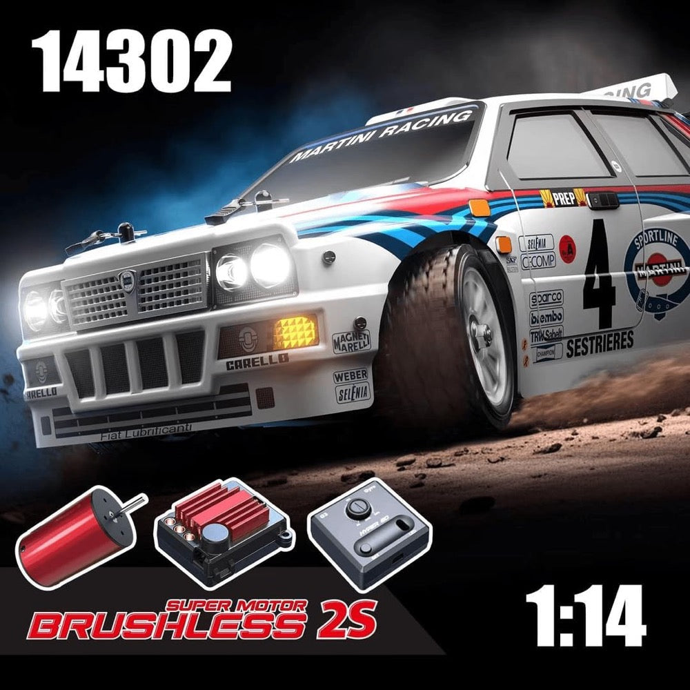 MJX 14302 1/14 Hyper Go Lancia 2S 4WD RC Rally Car