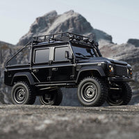 MN Model 1/18 Land Rover Defender RTR RC Crawler (Black)