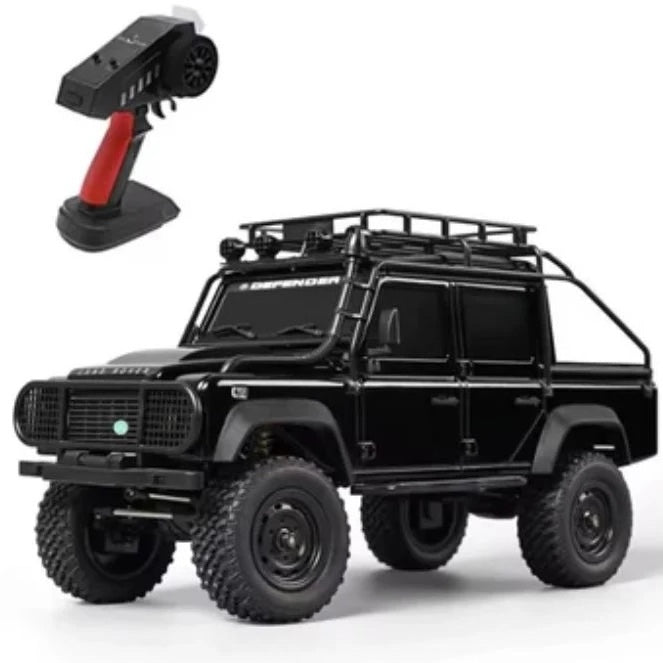 MN Model 1/18 Land Rover Defender RTR RC Crawler (Black)