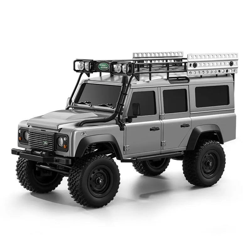 MN Model 1/18 Land Rover Defender RTR RC Crawler (Grey)