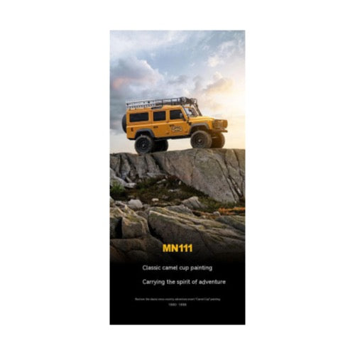 MN Model 1/18 Land Rover Defender RTR RC Crawler (Yellow)