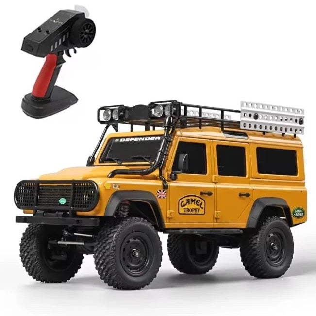MN Model 1/18 Land Rover Defender RTR RC Crawler (Yellow)