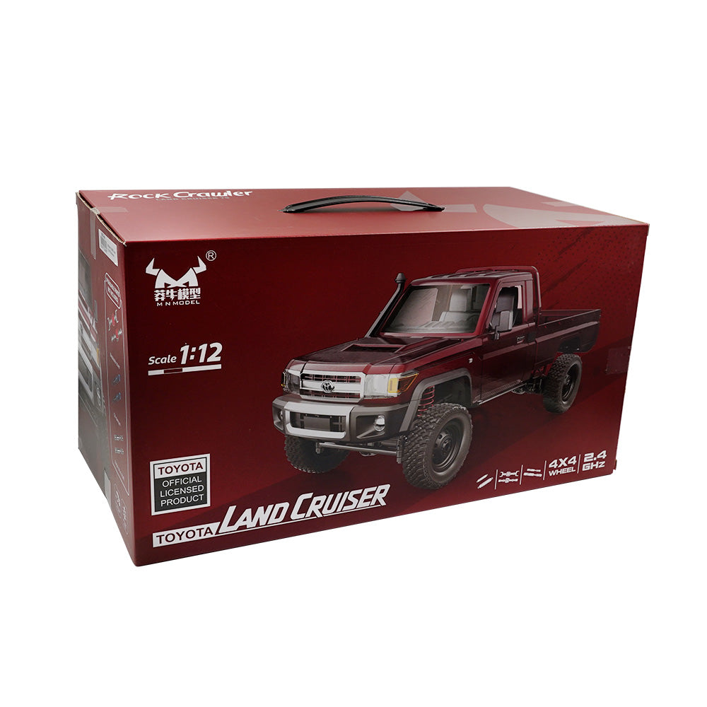 MN Model 1/12 Toyota LC79 4WD RC Crawler RTR (Red)
