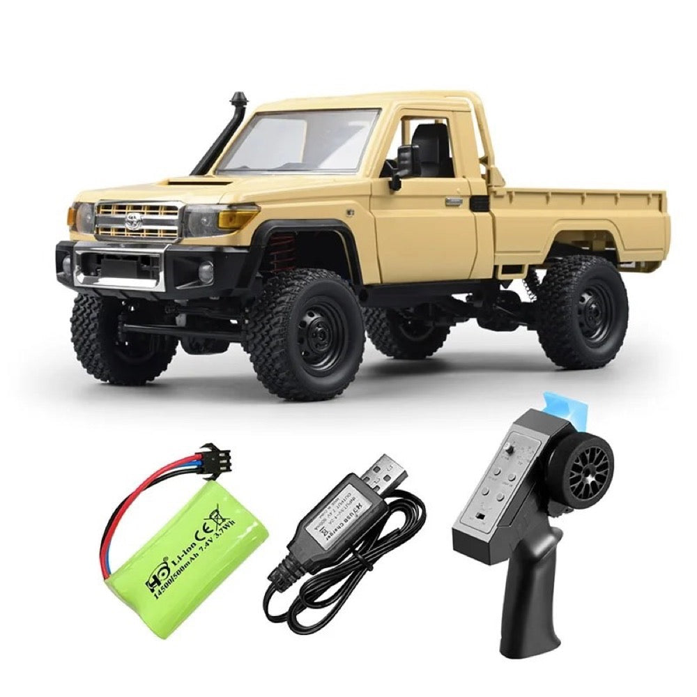 MN Model 1/12 Toyota LC79 4WD RC Crawler RTR (Yellow)