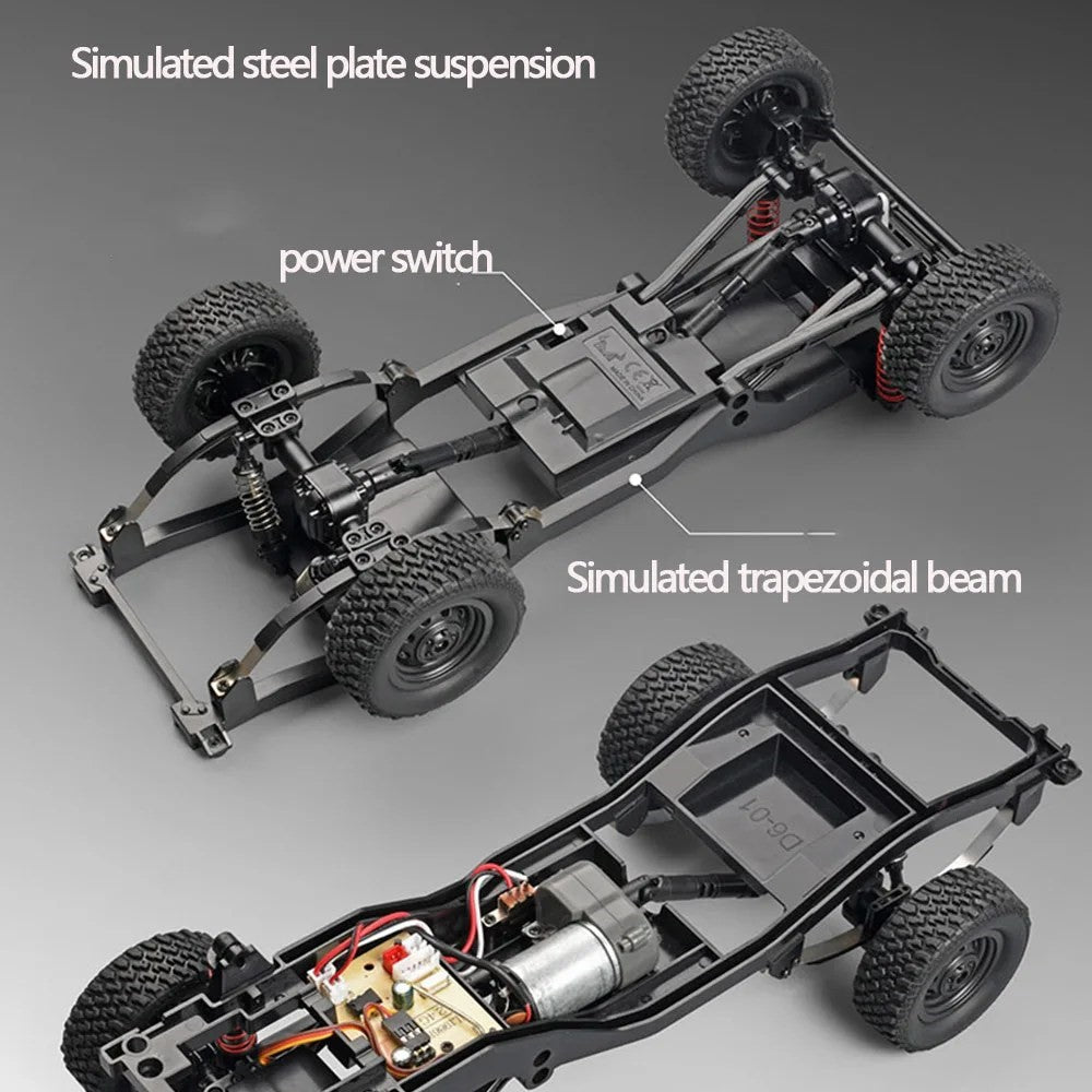 MN Model 1/12 Toyota LC79 4WD RC Crawler RTR (Yellow)