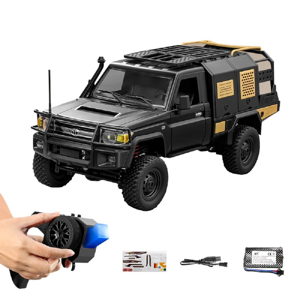 MN Model 1/12 Toyota LC79 4WD RC Crawler RTR (Black)