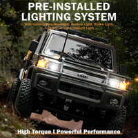 MN Model 1/12 Toyota LC79 4WD RC Crawler RTR (Black)