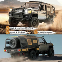MN Model 1/12 Toyota LC79 4WD RC Crawler RTR (Grey)