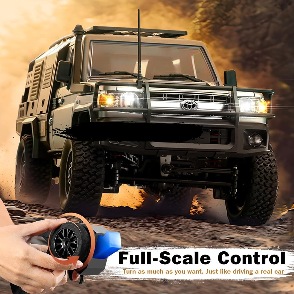 MN Model 1/12 Toyota LC79 4WD RC Crawler RTR (Grey)