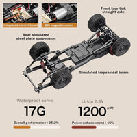 MN Model 1/12 Toyota LC79 4WD RC Crawler RTR (Grey)