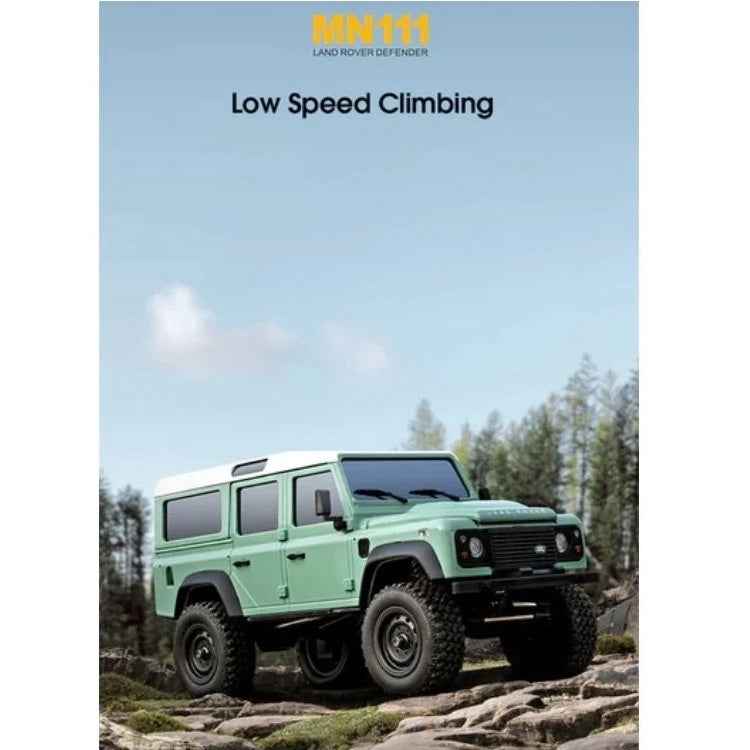 MN Model 1/18 Land Rover Defender RTR RC Crawler (Yellow)