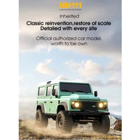 MN Model 1/18 Land Rover Defender RTR RC Crawler (Yellow)