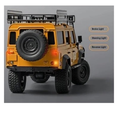 MN Model 1/18 Land Rover Defender RTR RC Crawler (Yellow)