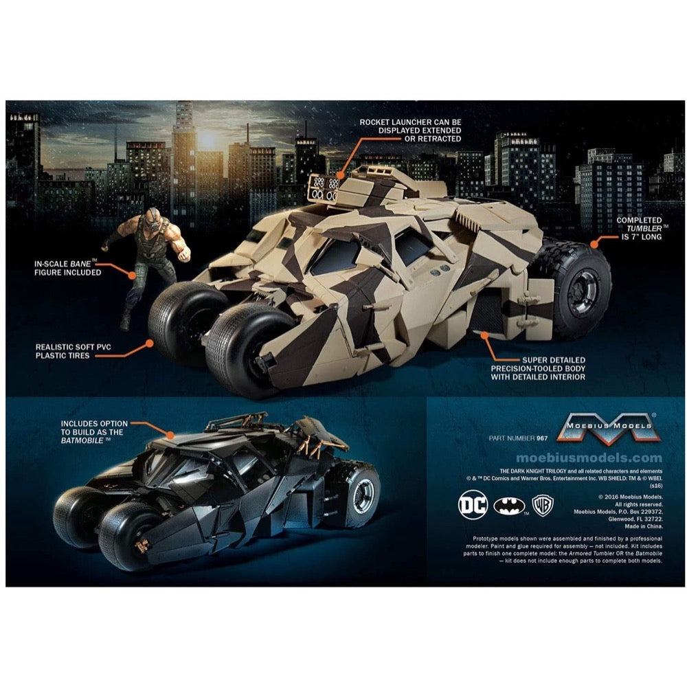 Moebius 967 1/25 Dark Knight Armoured Tumbler With Bane