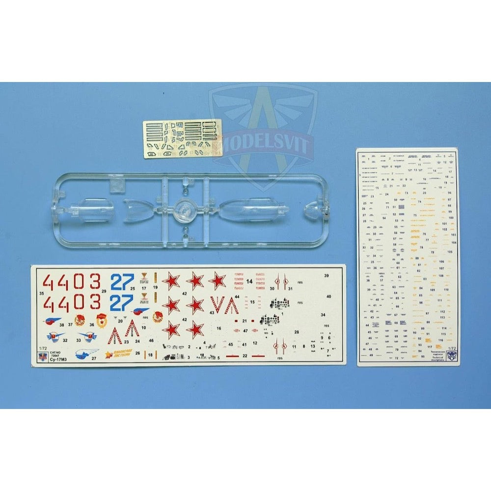 Modelsvit 72048 1/72 Sukhoi-Su-17M3R Reconnaisance Fighter-Bomber with KKP pod